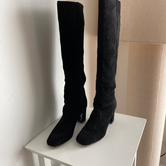 Via Spiga Suede Tall Knee Boots size 6.5 - Picture 2 of 3